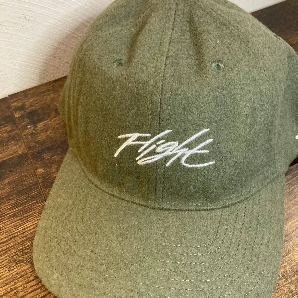 Nike Flight Fly‎ Green Unstructured Wool Blend Adjustable Cap Hat Adult L/XL NWT